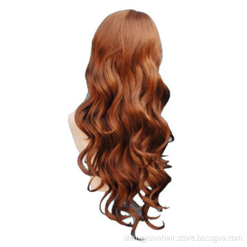2014 New Products Long Brown Body Wave Women's Fashionable Synthetic Hair Wig